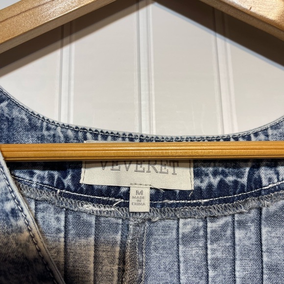 Chic Denim Sleeveless Romper A26 - Picture 3 of 6